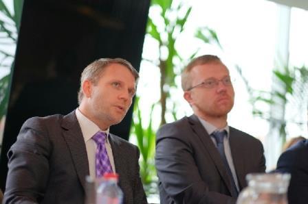 Бизнесмен Максим Левченко (слева) и главный редактор «Делового Петербурга» Максим Васюков